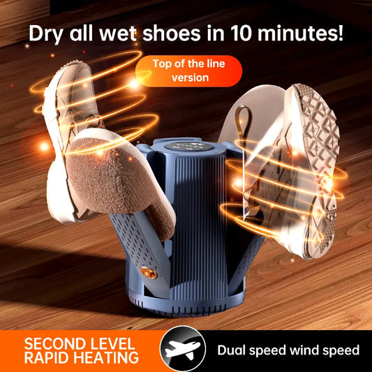 Foldable Portable Heated Shoe Dryer – Multicolor Design
Portable Shoe Dryer – Best Price in India by The Indian Arts