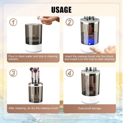 The Indian Arts | Make Up Brush Cleaner,Electric Brush Cleaner, USB Rechargeable Automatic Deep Cosmetic Cleaning Device – Buy the Best Makeup Tool