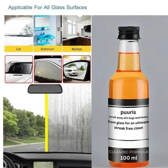 Glass Cleaning Agent Bottle